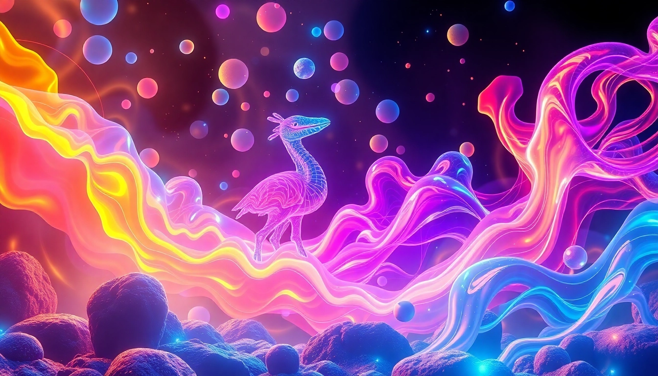 Illustration of an AI image generator no restrictions creating vivid, high-quality art with bold colors and detailed textures, highlighting creative freedom and limitless visuals.