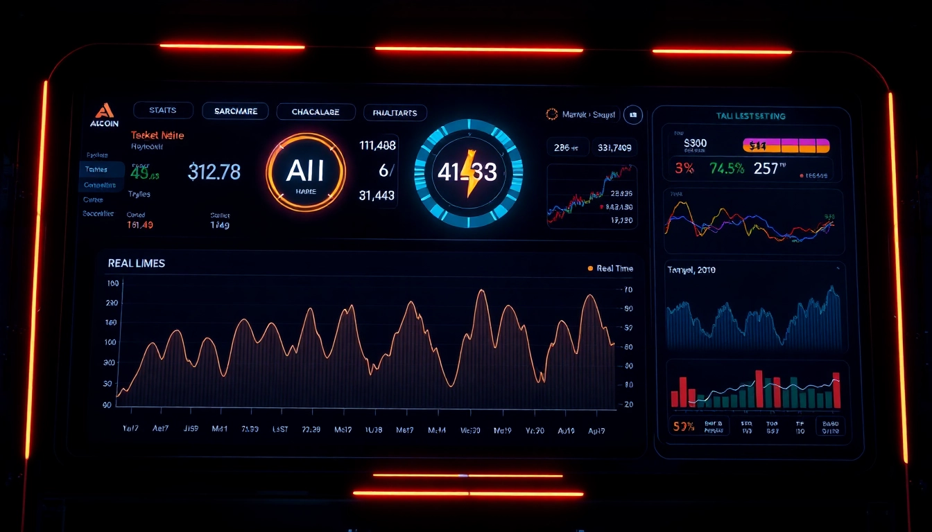 Aicoin market analysis platform showcasing live charts and data visualization for investors